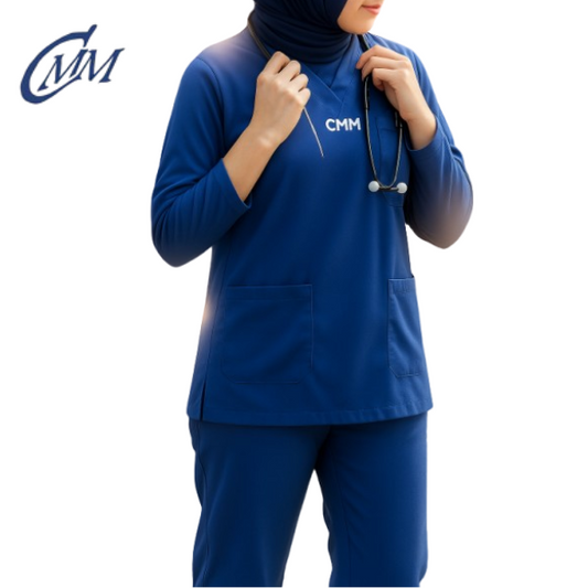Pyjama du bloc -bleu roi -hijab
